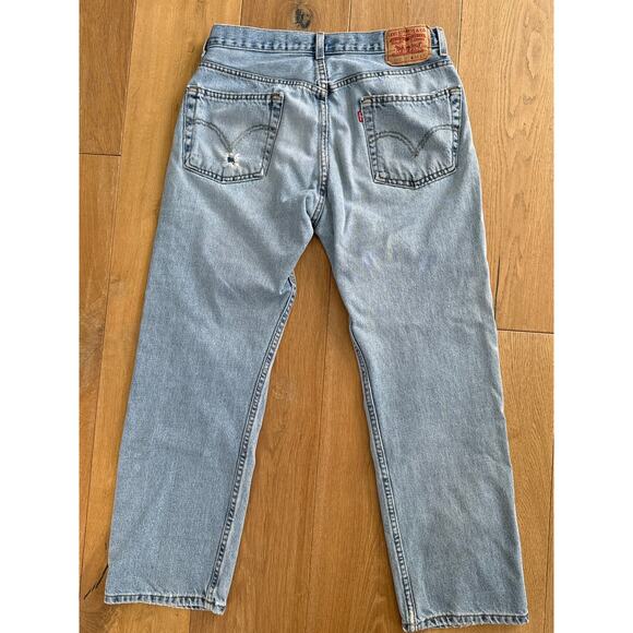 Y2K Levi’s 505 Regular Fit Jeans 34x30 - Picture 8 of 10